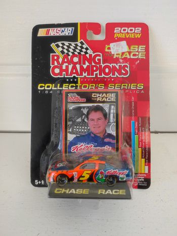Voiture de Nascar 1 : 64 racing champions 2002 chase race car die cast en métal Kellogg's collector séries 
USA États-Unis