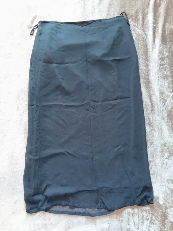 Jupe longue noir femme Agnès Flo taille 44 en très bon état