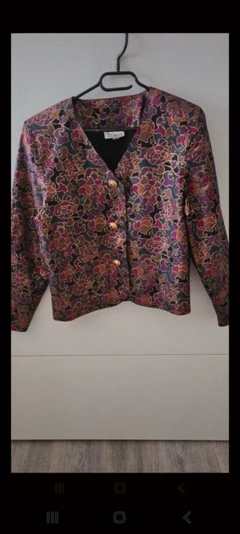 Veste vintage boutons dorés