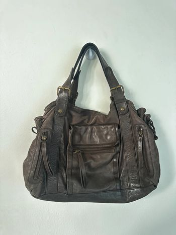 Sac en cuir marron 24h - Gerard Darel