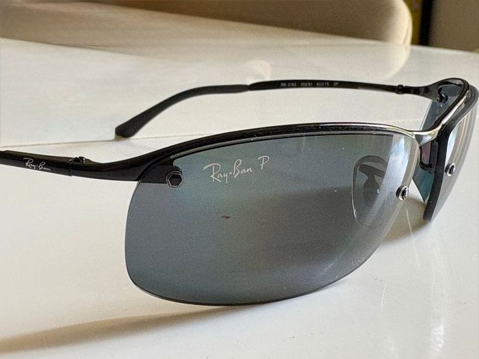 Ray Ban RB3183 noires - verres polarisés - photo numéro 4