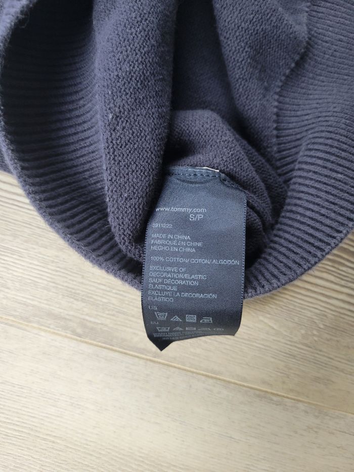 Pull Tommy Hilfiger - bleu marine - Taille S - Très bon état - photo numéro 8