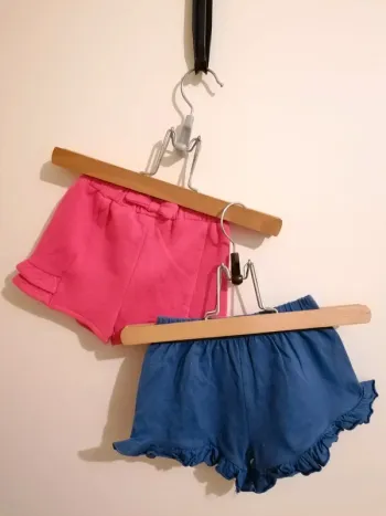 Lot short été fille 6 mois in extenso
