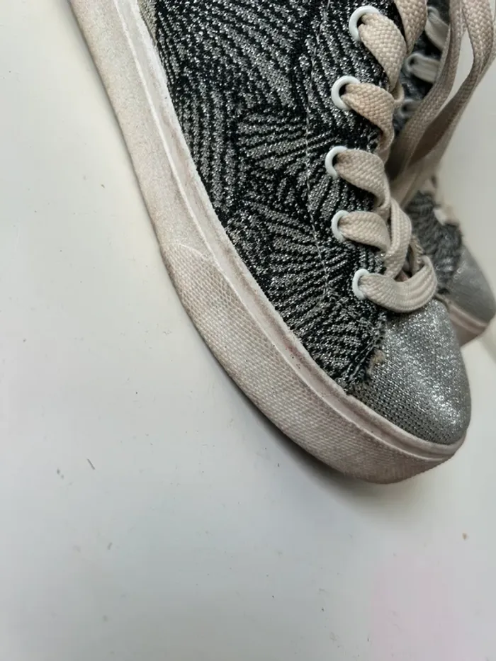 Paire de chaussures Femme - 36 - Argenté - Besson - photo numéro 2