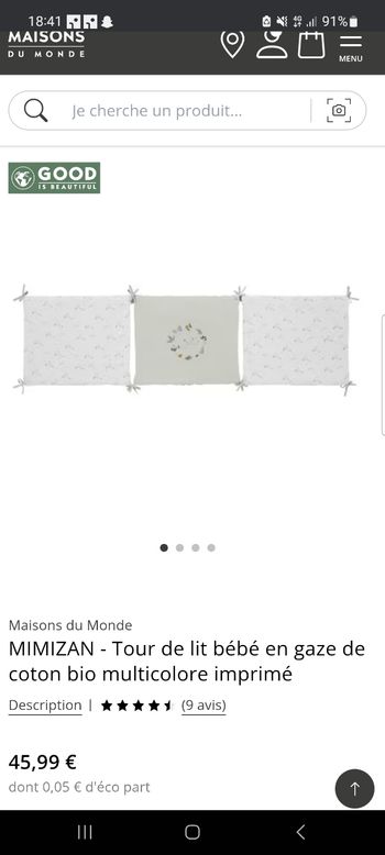 Tour de lit Mimizan Maison Du Monde