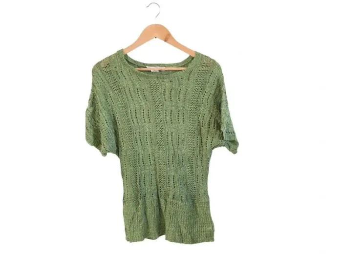 C65 blouse vert a knitch above L