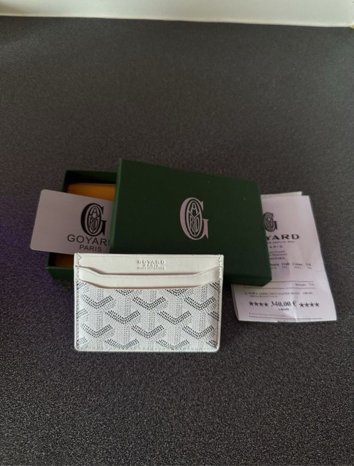 Porte carte goyard blanc