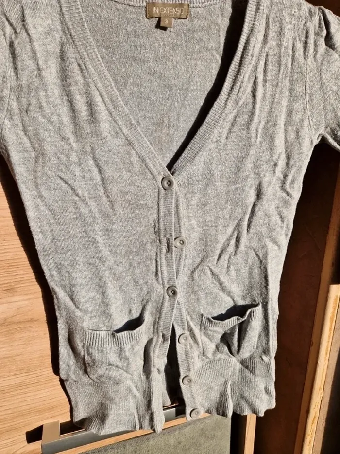 Gilet gris 3 ans - photo numéro 3