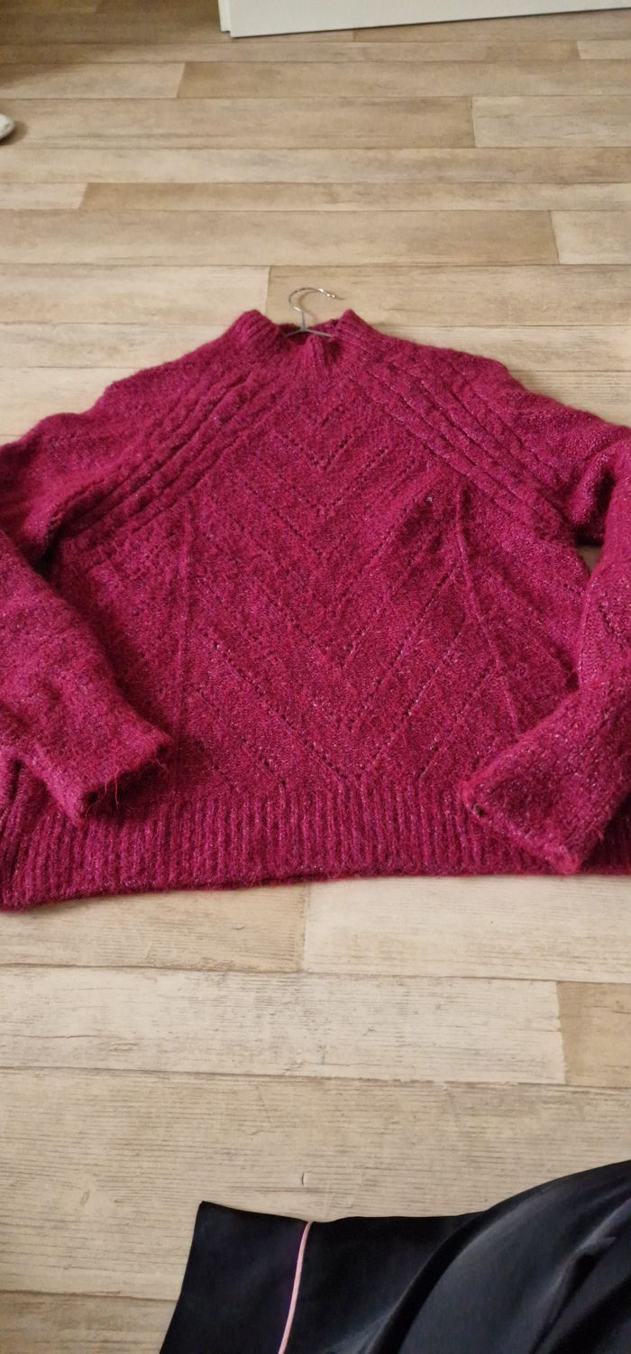 Pull violet promod taille s neuf sans étiquette - photo numéro 2
