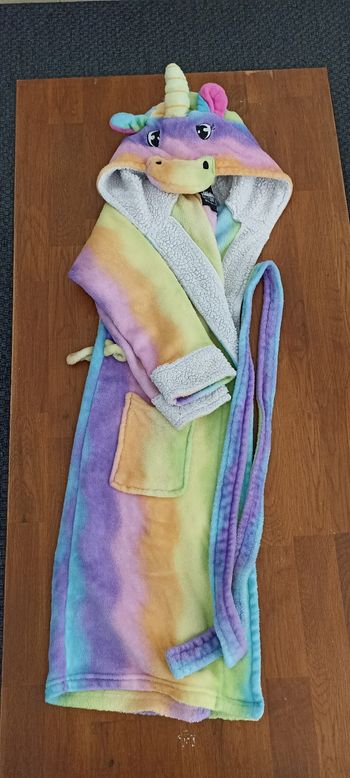 Peignoir Licorne polaire , enfant, 9 a 10 ans