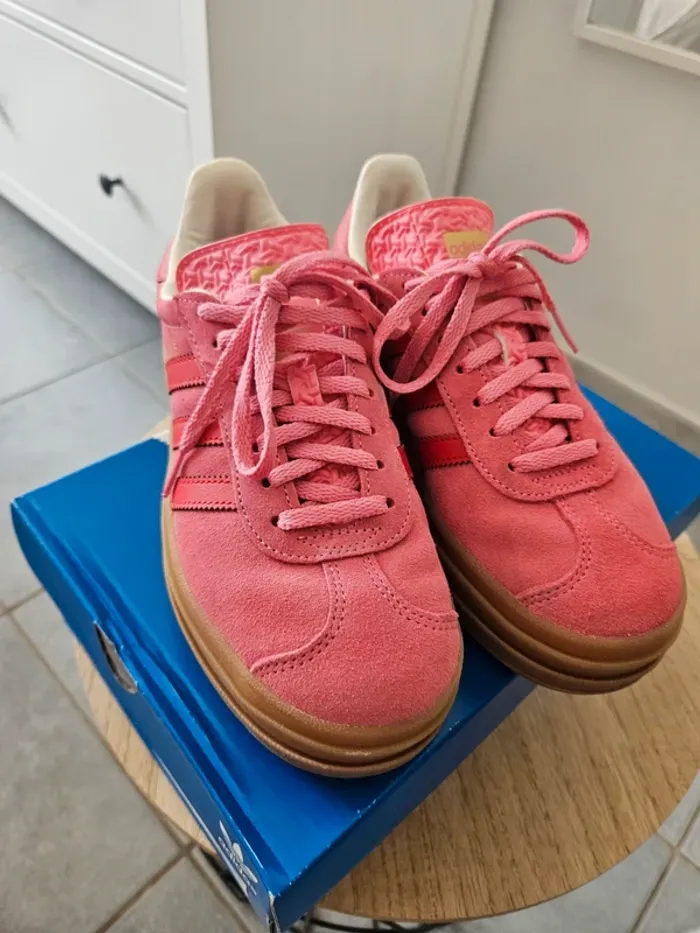 Adidas gazelle bold fushia - photo numéro 3