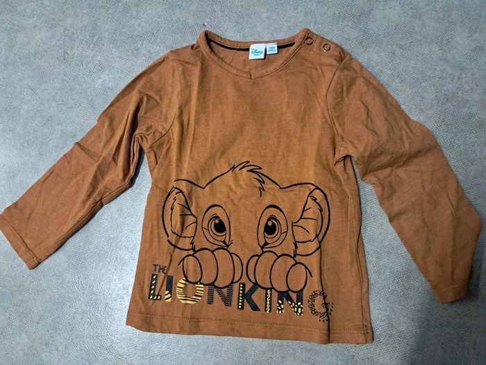 haut tee shirt manches longues garcon 2 ans disney