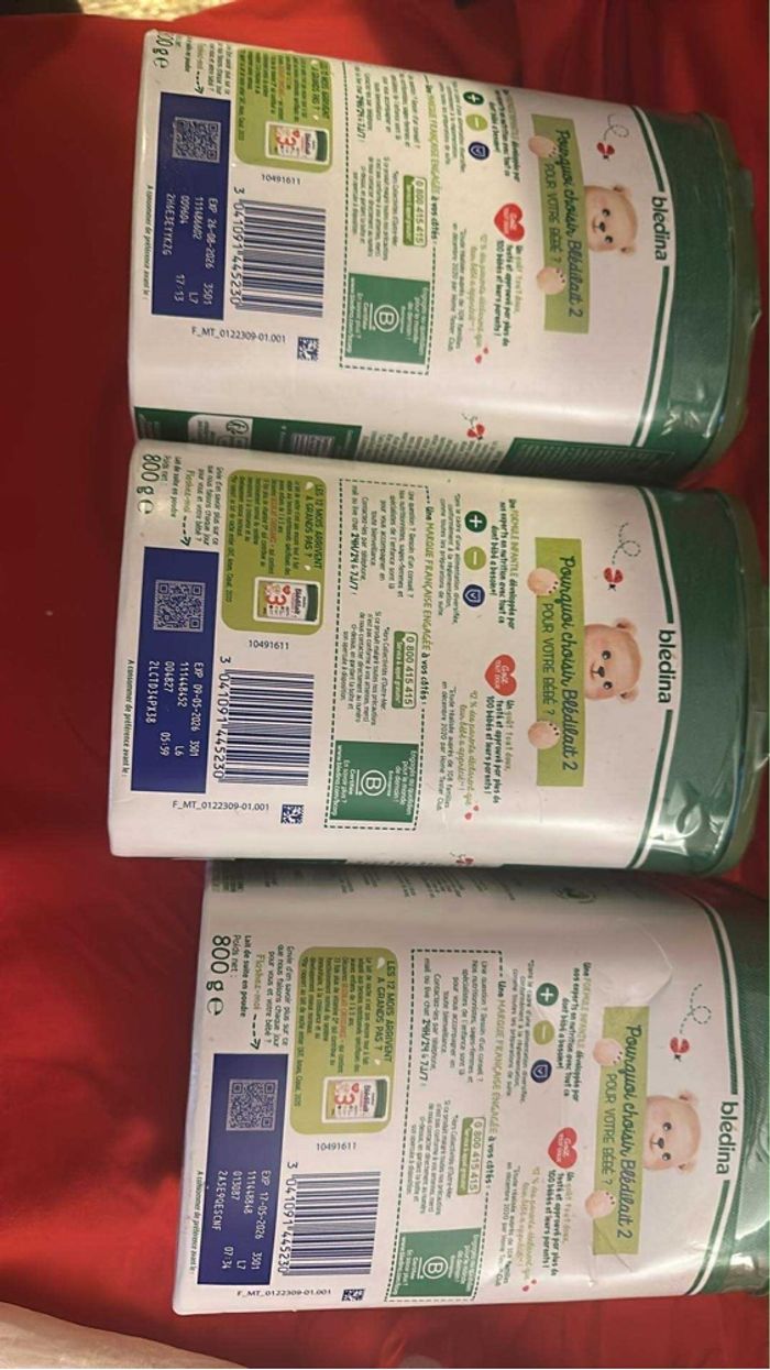 Lait blédilait 2 age