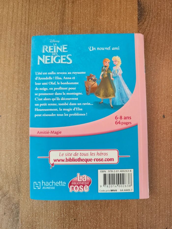 Livre reine des neiges bibliothèque rose - photo numéro 2