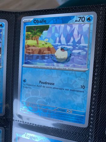 Carte Pokémon reverse neuf