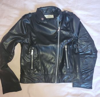 Veste de style motard 10-11 ans