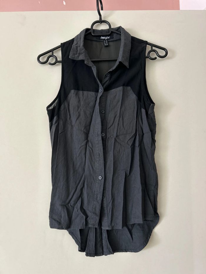 Lot 3 chemises asymétrique sans manches - photo numéro 2