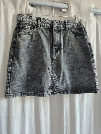 Jupe en jean’s gris