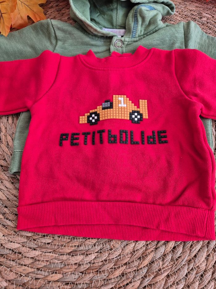 Lot de 7 pulls et vestes bébé garçon 3 mois - photo numéro 9