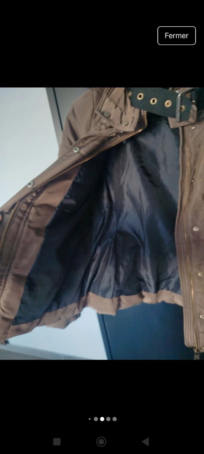 Parka manteau Zara capuche - photo numéro 2