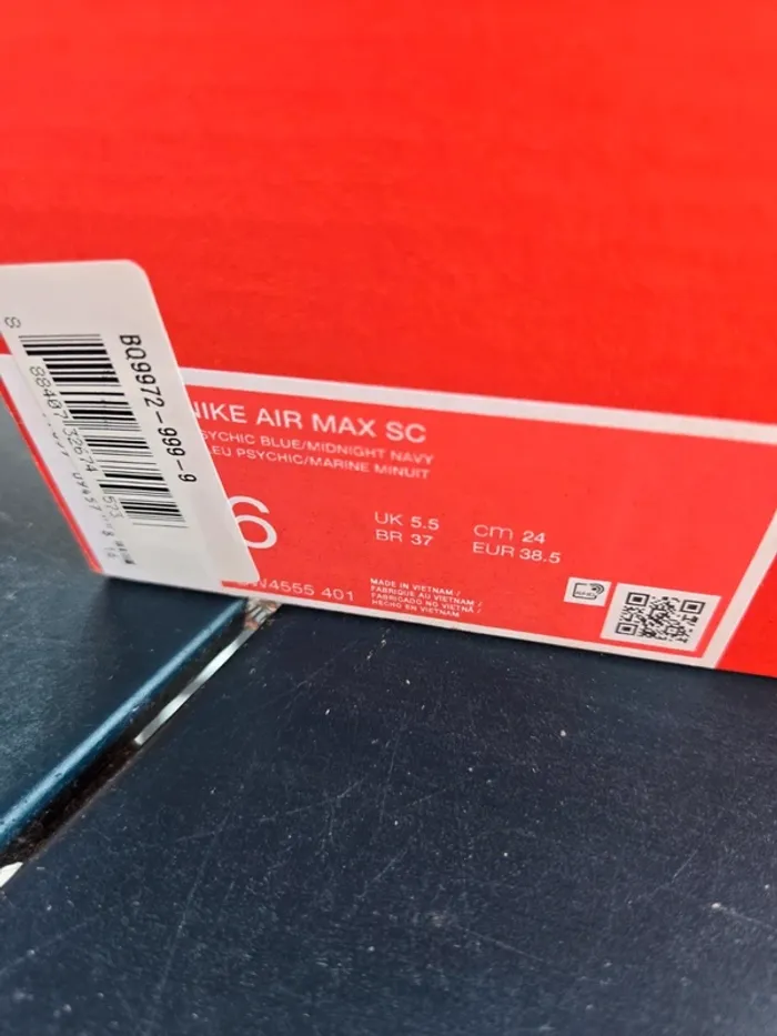 Nike air max bleu garcon taille 38,5 neuves - photo numéro 9