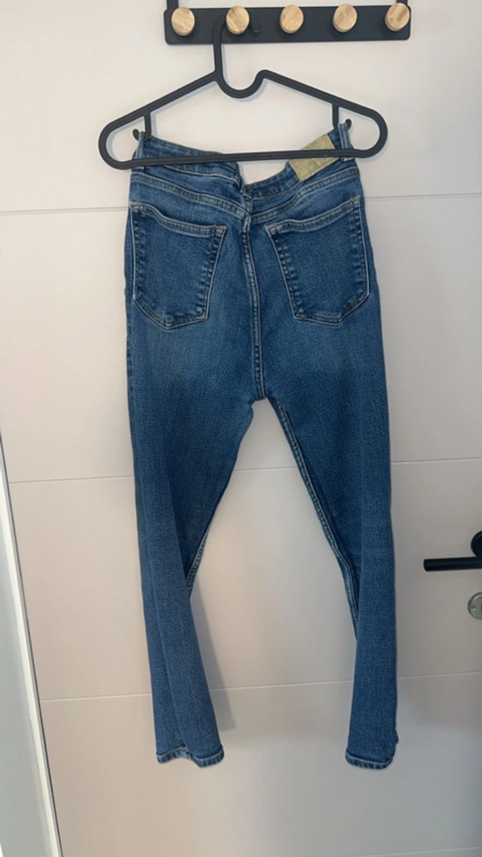 Jean droit Zara – Bleu – Taille L – Très bon état - photo numéro 4