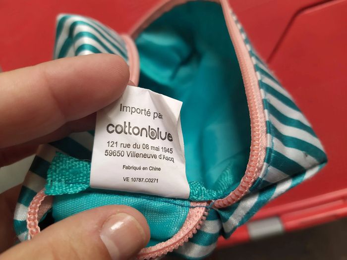 Trousse rayée Cottonblue - photo numéro 6