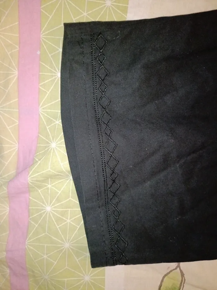Bermuda noire femme taille 1 36 - photo numéro 3