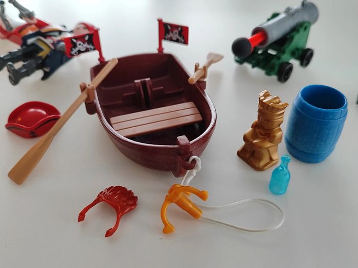 Lot pirates et barque Playmobil - photo numéro 6