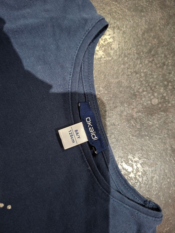 T-shirt à longues manches okaidi 8 ans - photo numéro 3