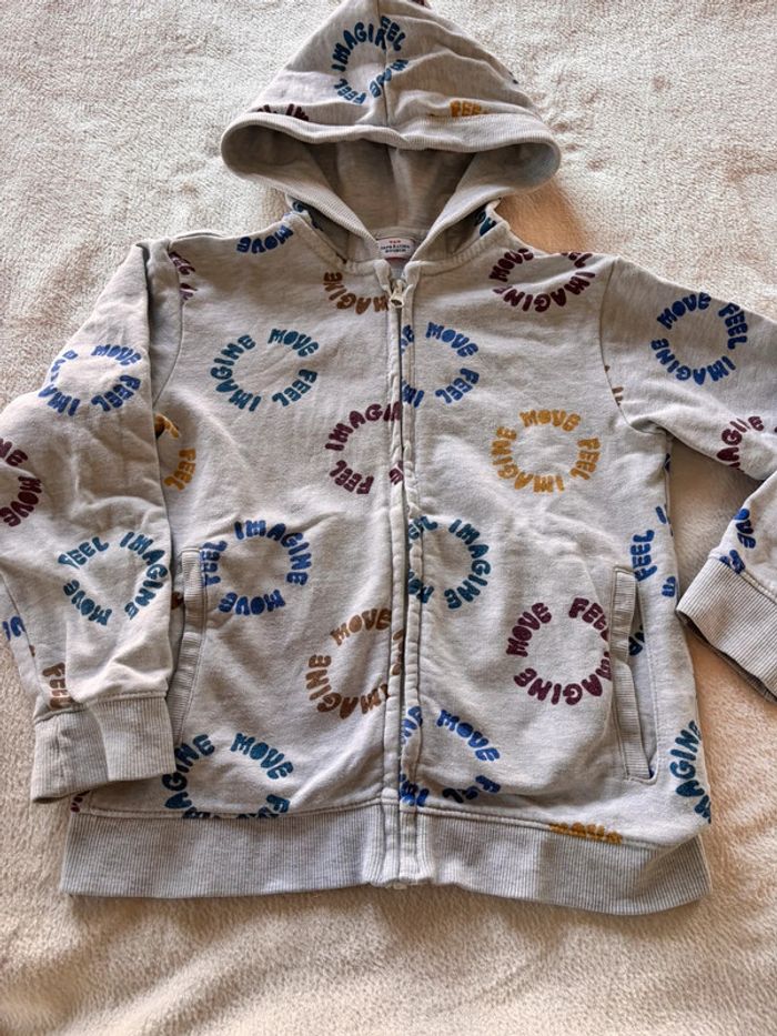 🌸Veste zipée avec capuche tape à l’œil 8 ans 🌸