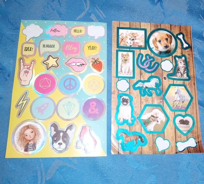 Lot de plusieurs planche de stickers - photo numéro 3