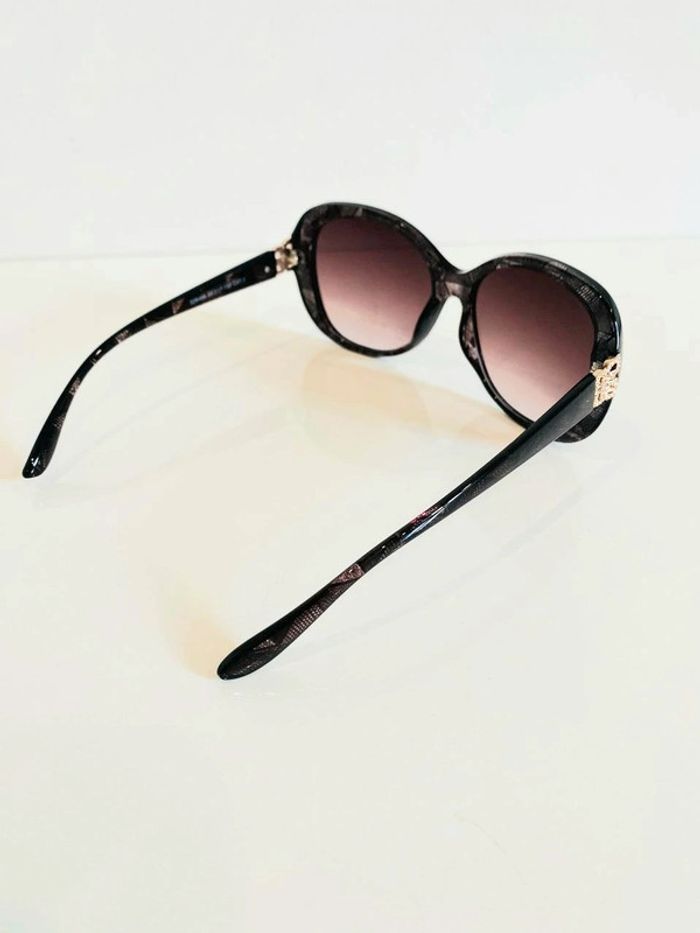 Lunette de soleil femme masque marron verres dégradés UV protection catégorie 3 - photo numéro 3