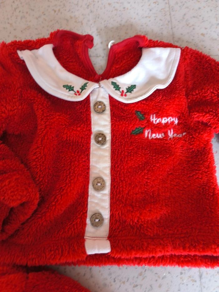 Pyjama bébé fille velours 2 ans - photo numéro 3