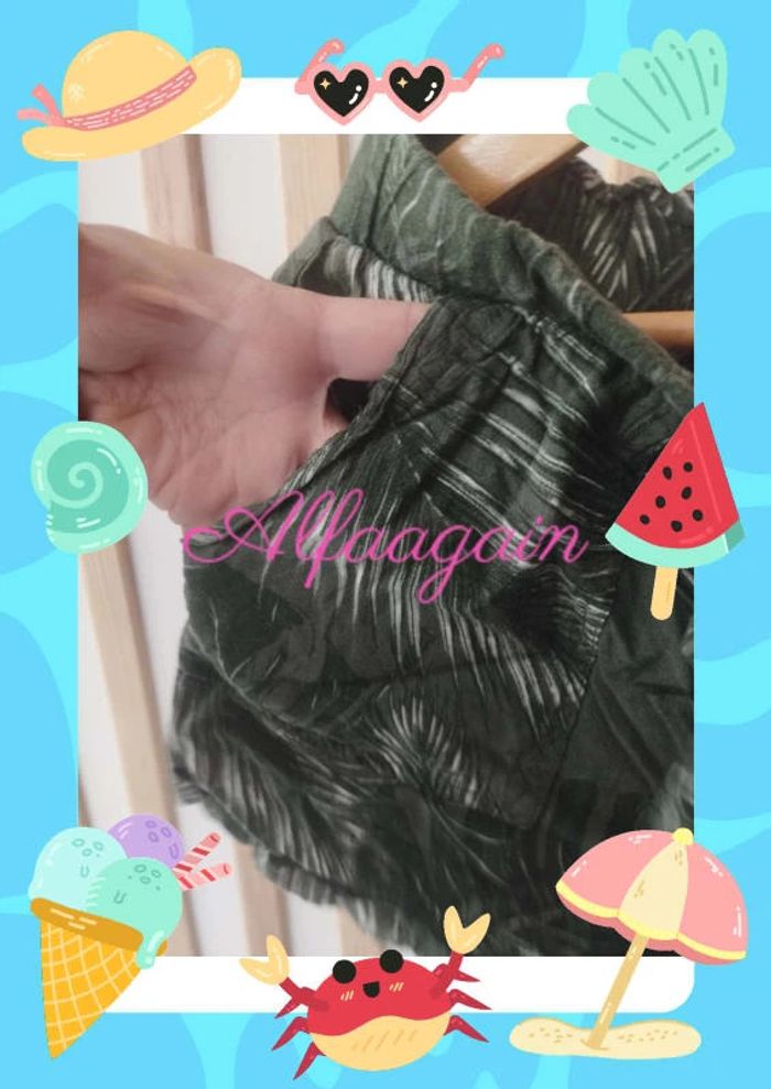 Short fluide vert 10ans - photo numéro 6