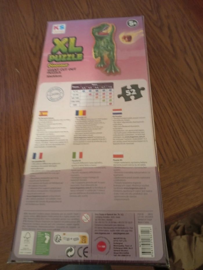 Puzzle XXL dinosaure et forme dès 5 ans neuf - photo numéro 2