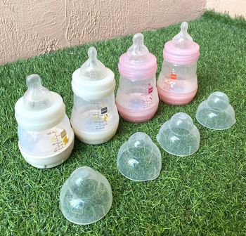 Lot biberons mam