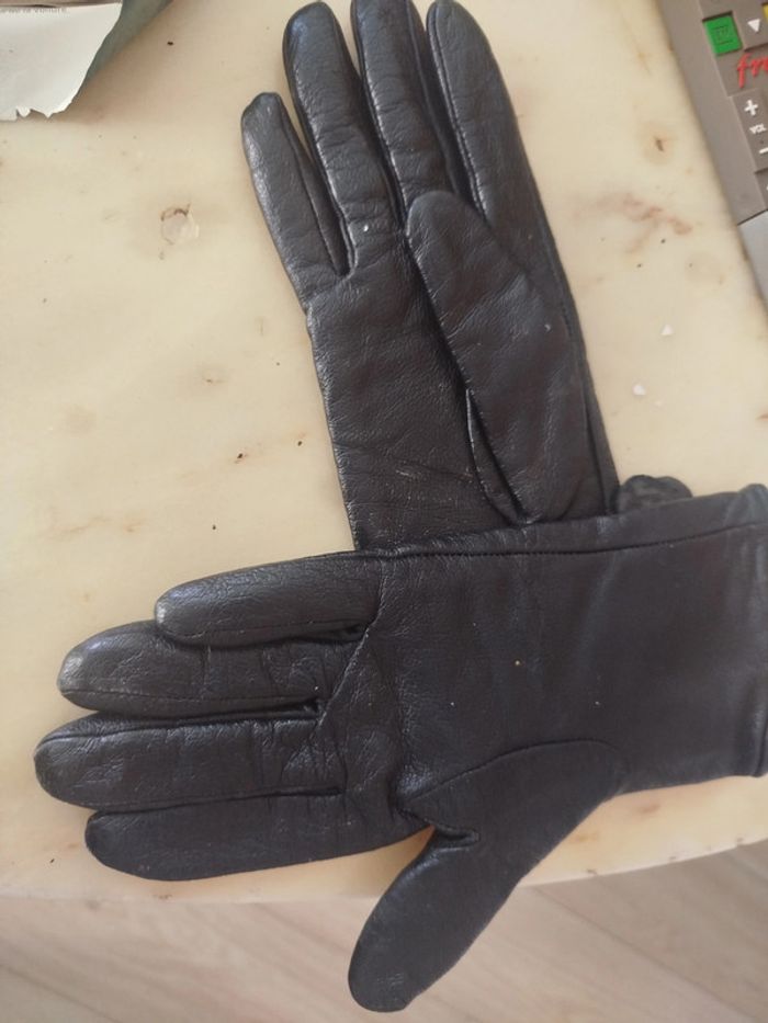 Gants cuir Damart - photo numéro 2