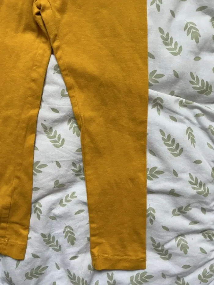 legging long moutarde 3 ans tissaia - photo numéro 4