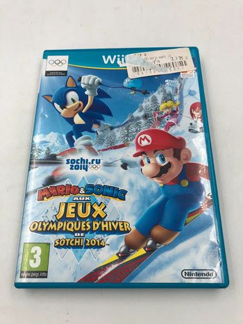 Mario et sonic aux jeux olympiques d'hiver de Sotchi 2014 Nintendo wii u