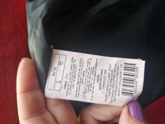 Manteau long femme 32 EU / 36 IT Pimkie Rouge - photo numéro 4