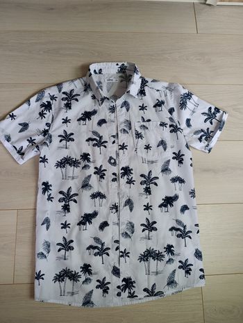 Chemise manches courtes garçon taille 14 ans