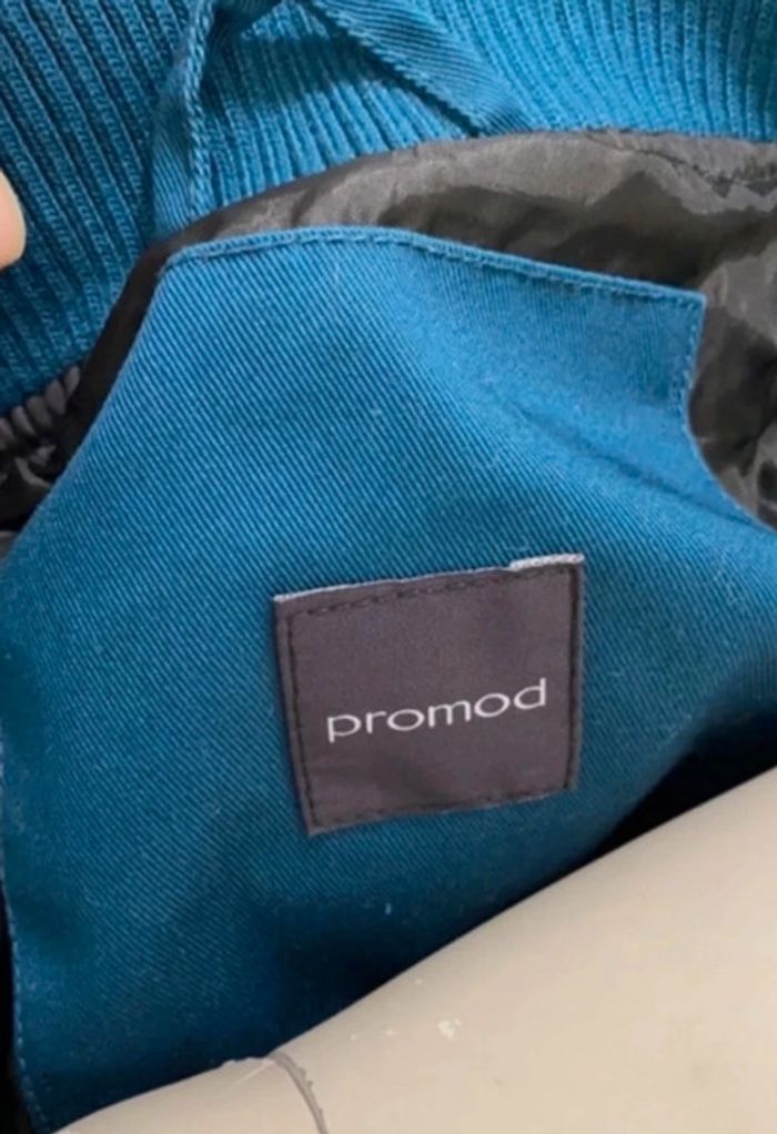 Superbe blouson neuf bleu canard Promod taille 36 - photo numéro 6