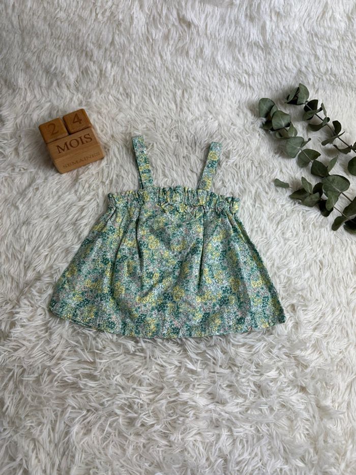 Top fleurie Gemo taille 24 mois