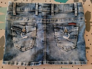 Mini jupe jean