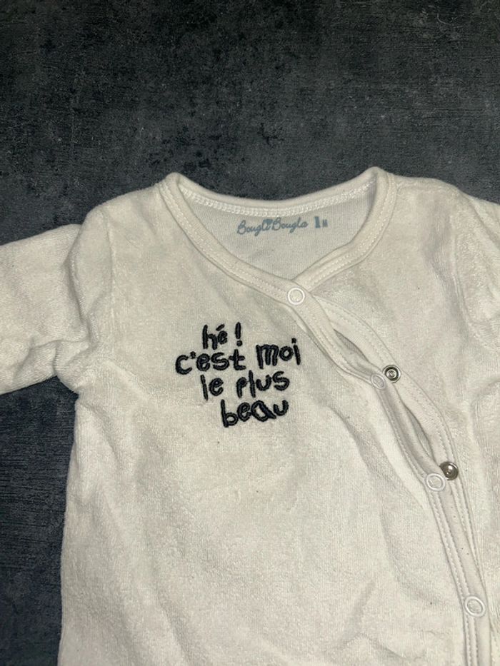 Pyjama bébé « c’est moi le plus beau » - photo numéro 3