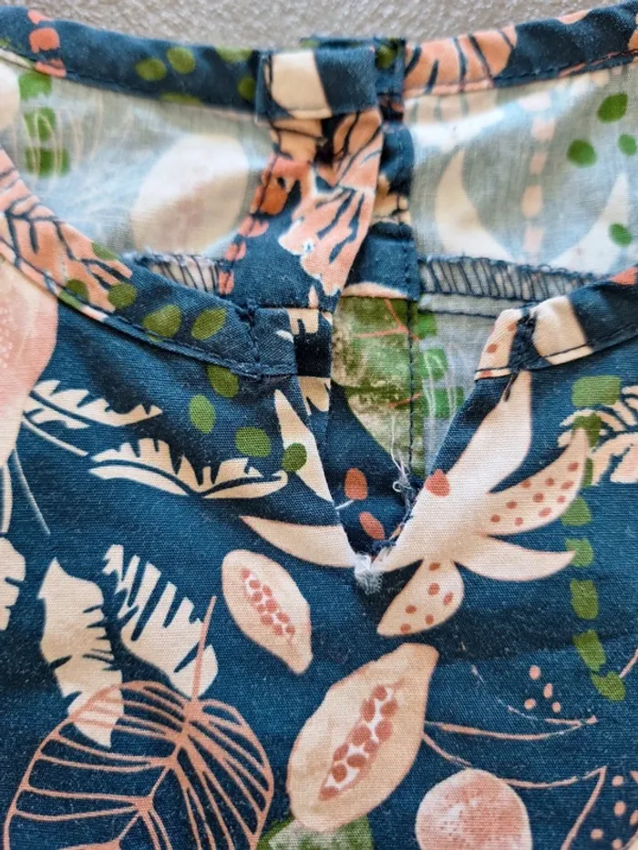 Chemise tunique imprimée - photo numéro 3