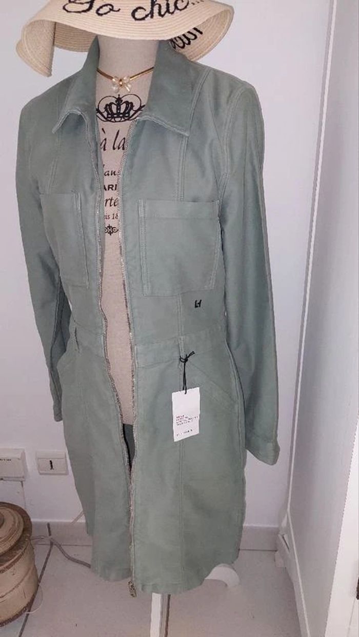 Robe combinaison zippée vert clair Leon & Harper taille M - photo numéro 8