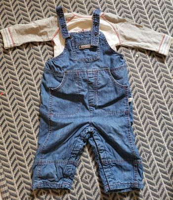 Ensemble salopette / tee-shirt  Sergent Major