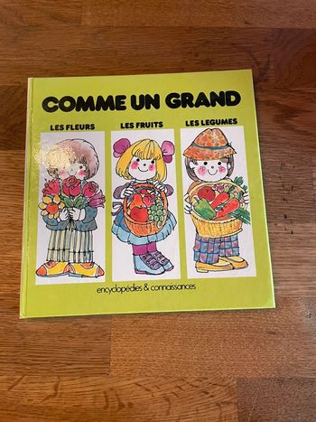 Livre Comme un grand Les fleurs Les fruits Les légumes